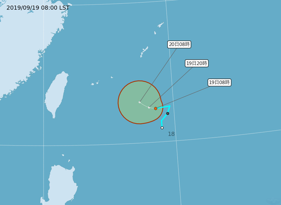▲▼塔巴颱風將生成。（圖／中央氣象局）