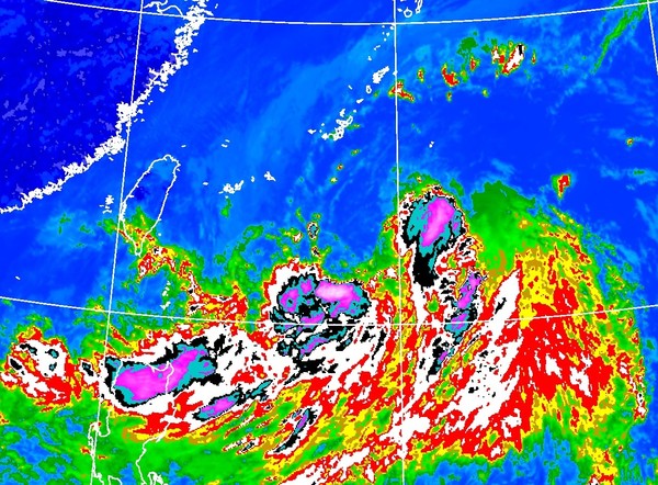 ▲▼塔巴颱風將生成。（圖／中央氣象局）