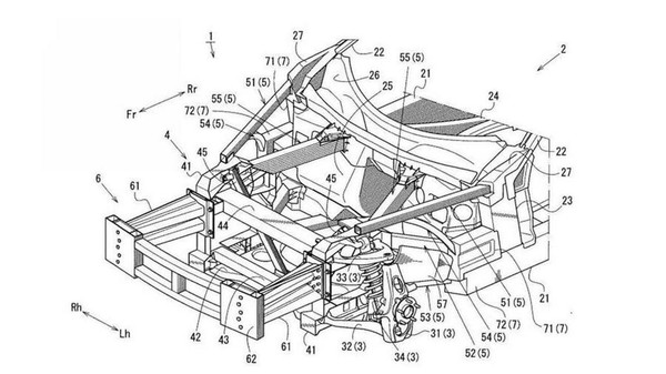 馬自達RX-9開發計畫重啟？輕量化底盤專利設計曝光（圖／翻攝自馬自達）