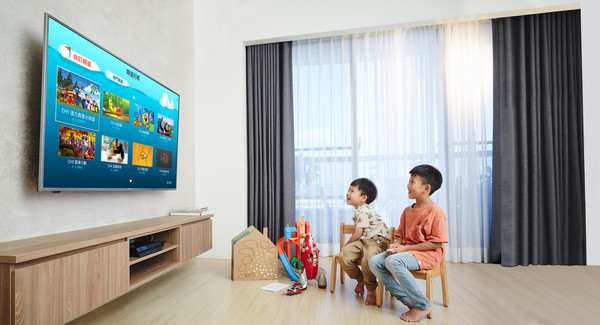 ▲放心把遙控器交給孩子　BenQ打造新概念Android TV。（圖／BenQ提供）