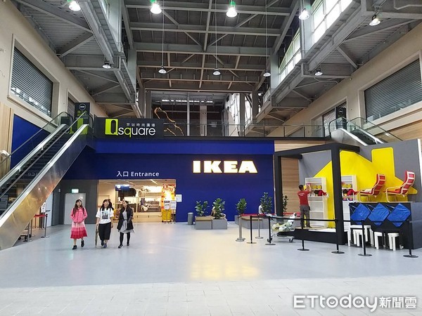 ▲▼捷運小碧潭站IKEA新店店帶來消費人潮。（圖／記者黃靖惠攝）