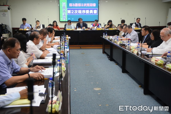 ▲台南市議會程委會要求台南市政府重新檢討2020年度總預算。（圖／記者林悅翻攝）