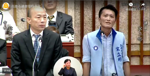 ▲韓國瑜高雄市議會         。（圖／翻攝高雄市議會）