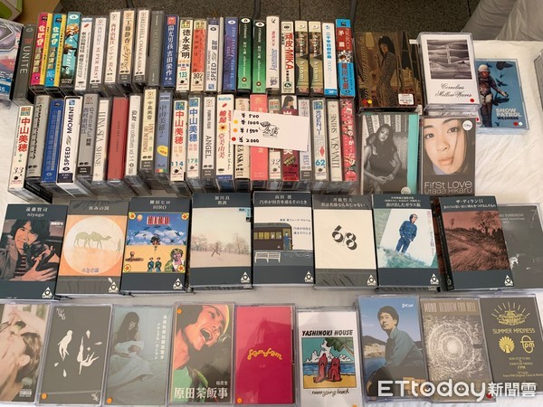 ▲▼ 2019 Taiwan Plus／「感傷唱片行」販賣消失在市面上20年的卡帶、音樂錄音帶。（圖／記者林育綾攝）