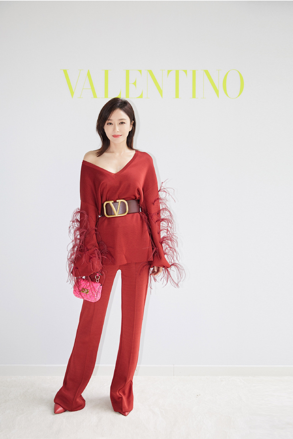 ▲▼巴黎時裝周／秦嵐VALENTINO（范倫鐵諾） 2020春夏女裝秀。（圖／翻攝秦嵐工作室微博）