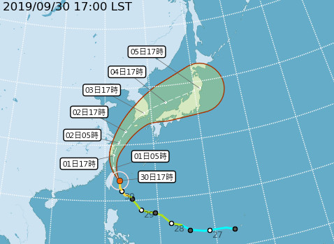 ▲▼米塔颱風。（圖／中央氣象局）