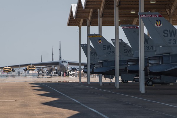 ▲▼ 美國空軍將操控團隊從卡達基地遷移至南卡羅來納州的肖空軍基地。（圖／翻攝自Facebook／Shaw Air Force Base）