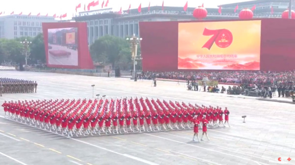 ▲▼閱兵,女兵方隊。（圖／翻攝CCTV+）