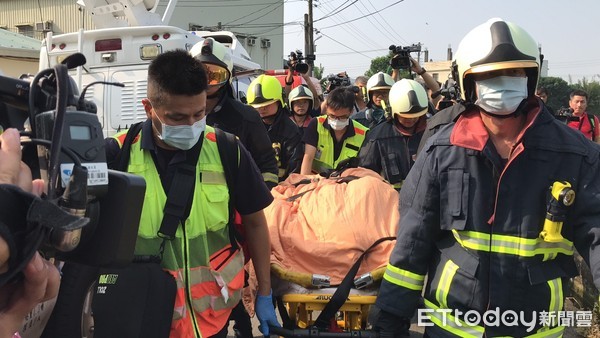 ▲▼台中大火殉職警消。（圖／記者李忠憲攝）