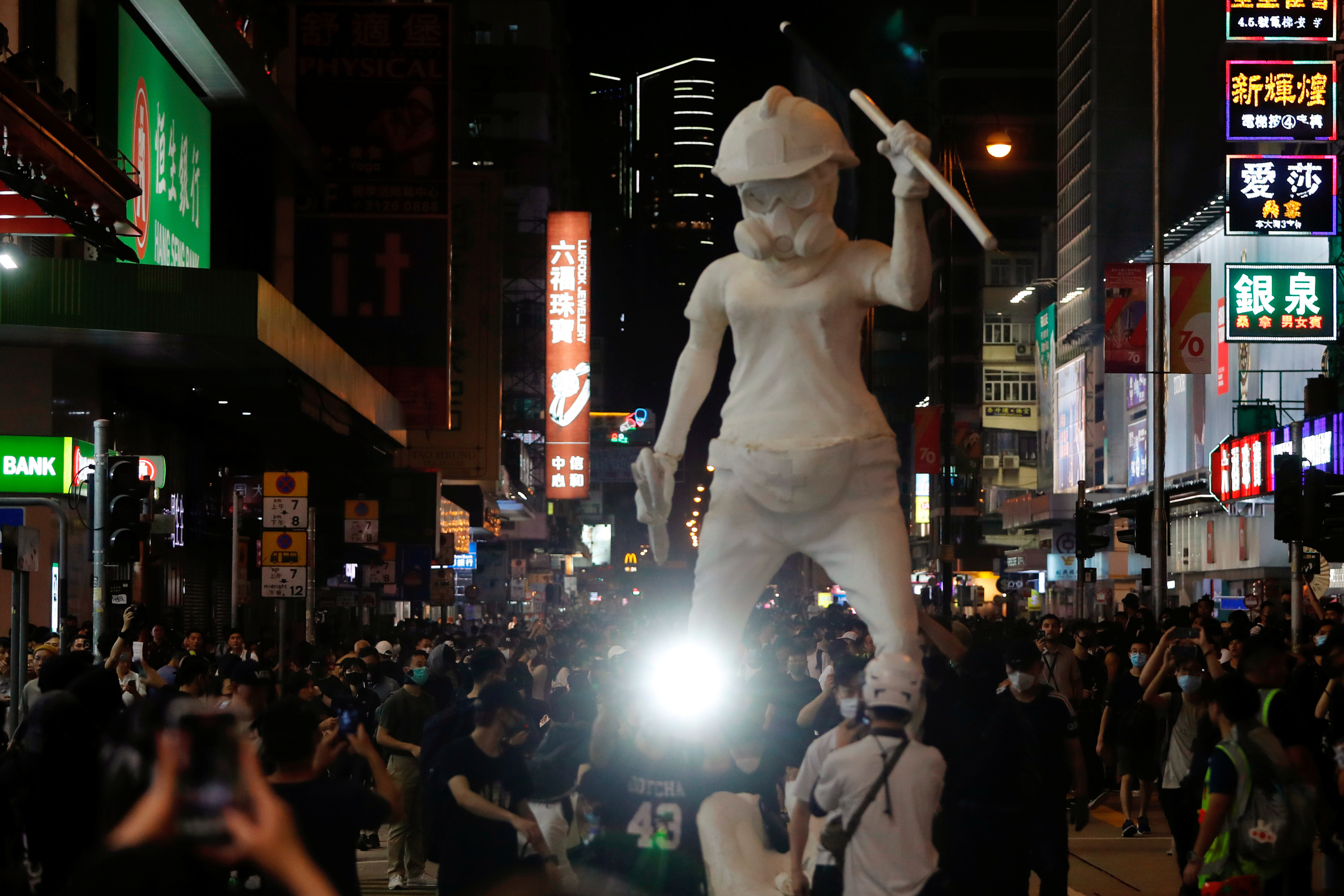 ▲▼ 香港禁止蒙面法,反送中遊行。（圖／路透）