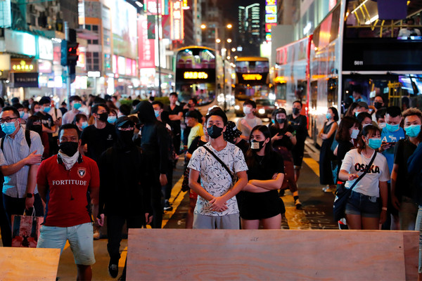 ▲▼ 香港禁止蒙面法,反送中遊行。（圖／路透）