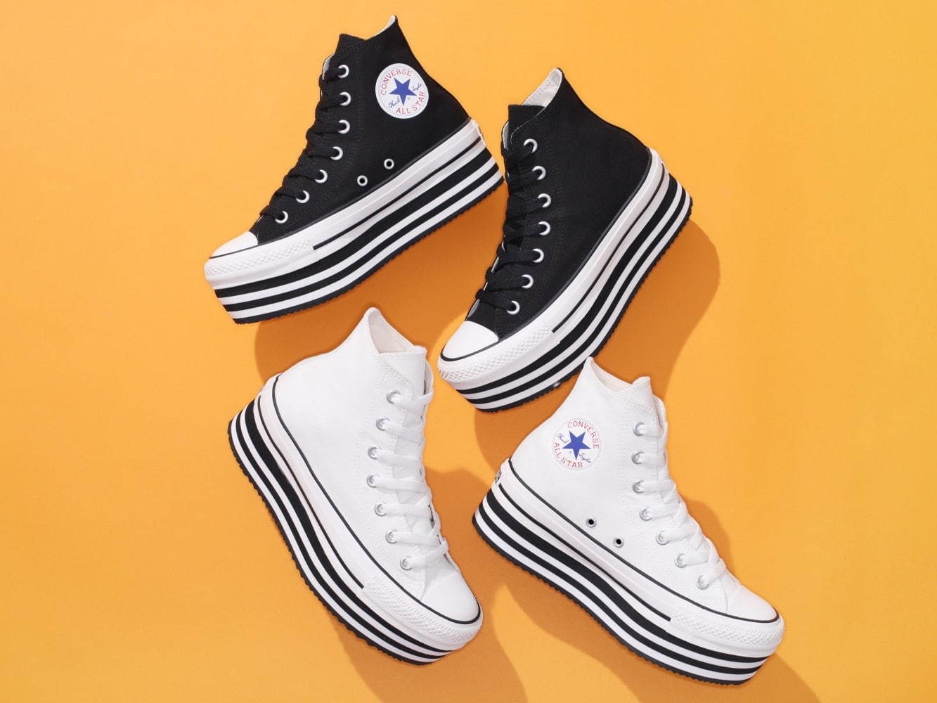 Converse「厚底版」再一雙輕鬆長高5公分、黑白條紋可愛倍增| ET