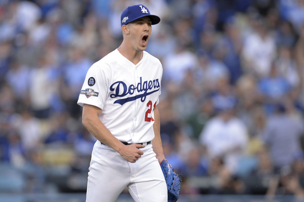 ▲2019 NLDS G1，布勒（Walker Buehler）。（圖／路透社）