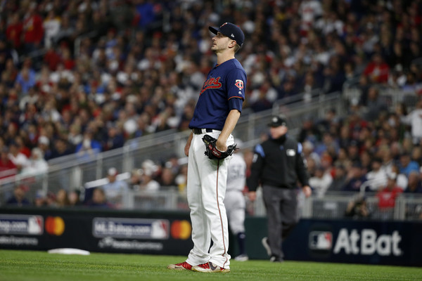 ▲2019 ALDS G3，歐多力滋（Jake Odorizzi）。（圖／達志影像／美聯社）