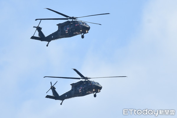 ▲▼中華民國108年國慶大會,空軍UH－60M黑鷹直升機。（圖／記者李毓康攝）
