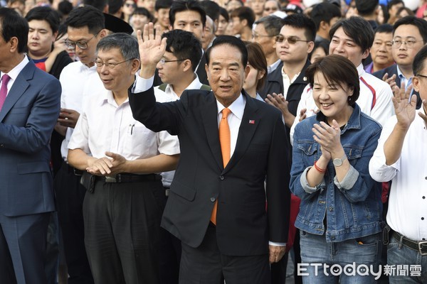 ▲▼台北市政府108年國慶升旗典禮，宋楚瑜。（圖／記者湯興漢攝）