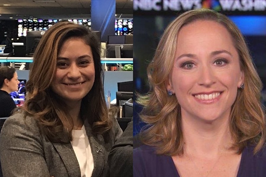 ▲▼CNBC國安記者馬西亞斯（Amanda Macias）及NBC國安記者庫貝（Courtney Kube）。（圖／翻攝自推特）