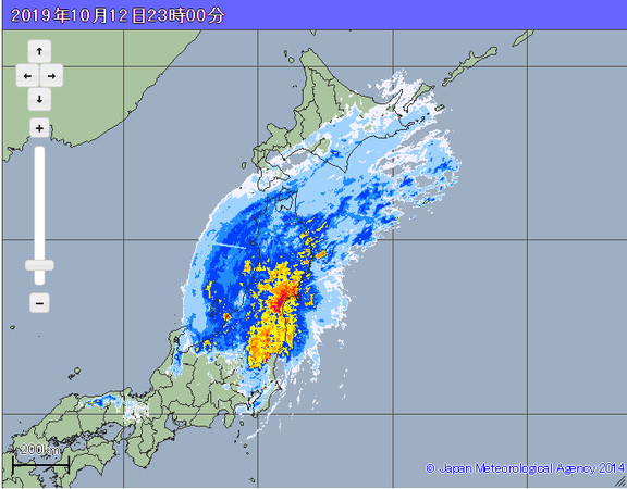 ▲▼哈吉貝颱風。（圖／翻攝自日本氣象廳）