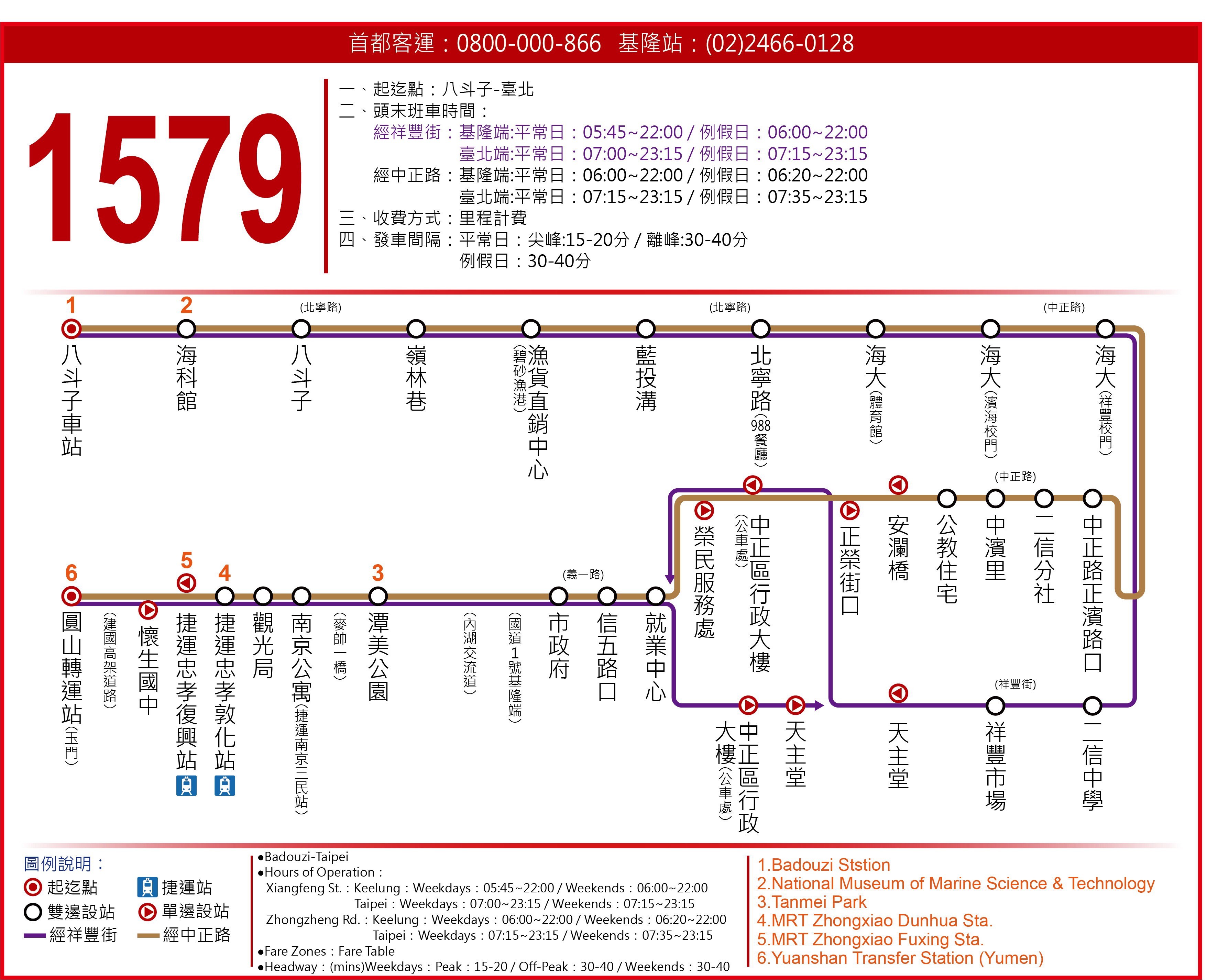 ▲▼首都客運1579台北-八斗子路線。（圖／首都客運提供）