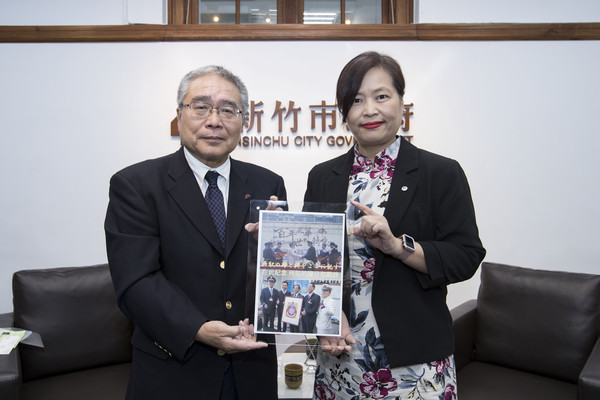 ▲新竹市副市長沈慧虹親自接待JR東日本運動株式會社社長江藤尚志。（圖／新竹市政府提供）