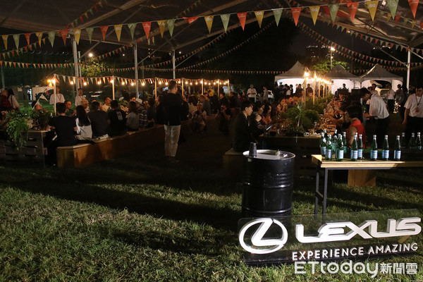 ▲Lexus聯手GQ打造「最極致露營體驗」！南台灣最難訂餐廳也吃得到。（圖／記者張慶輝攝）