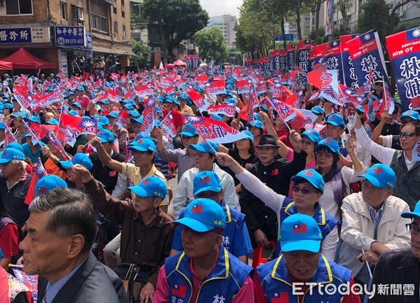 ▲立委候選人林郁芳競選總部成立大會。（圖／記者羅婉庭攝）