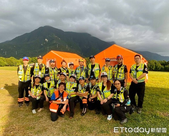 ▲台南市立安南醫院災難醫療隊DMAT，再次出動參與花蓮大地震演習。（圖／記者林悅翻攝，下同）