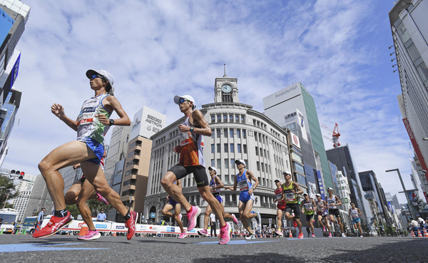 ▲▼圖為日本選拔參加2020年東京奧運馬拉松國手的MGC賽事。。（圖／美聯社）