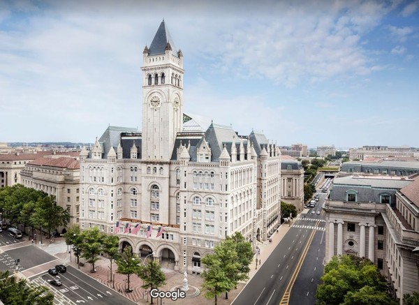 ▲▼華盛頓的川普國際大樓,Trump International Hotel。（圖／翻攝自Google Map）