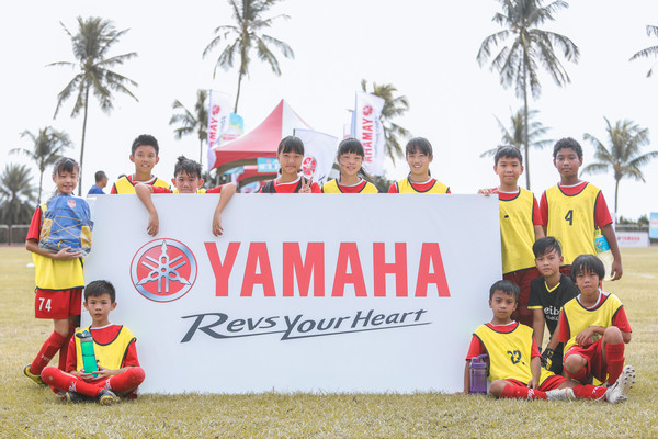 ▲第十一屆YAMAHA CUP，北濱足球俱樂部(紅)。（圖／台灣山葉機車提供） 