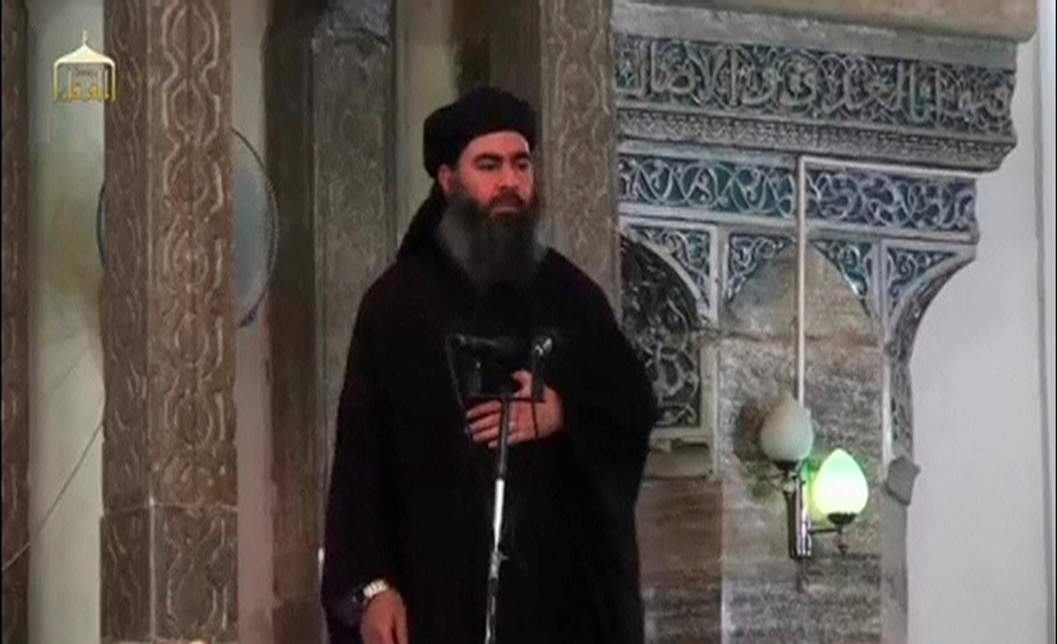 ▲伊斯蘭國首領巴格達迪（Abu Bakr al-Baghdadi）。（圖／路透社）