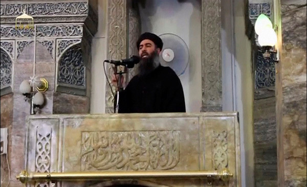 ▲伊斯蘭國首領巴格達迪（Abu Bakr al-Baghdadi）。（圖／路透社）