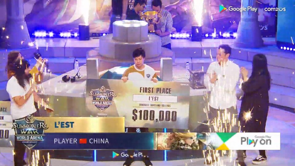 《魔靈召喚》SWC 2019世界賽落幕　「Lest」奪冠抱走10萬美金（圖／Com2uS提供）