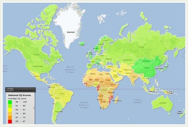 颠覆想像的9张有趣世界统计地图 | 键盘大柠檬