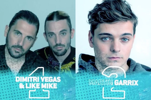 ▲▼百大DJ冠亞軍：DJ Dimitri Vegas & Like Mike、Martin Garrix。（圖／翻攝自Instagram／DJ Mag）