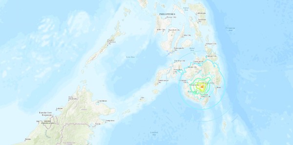 ▲菲律賓地震。（圖／翻攝usgs）