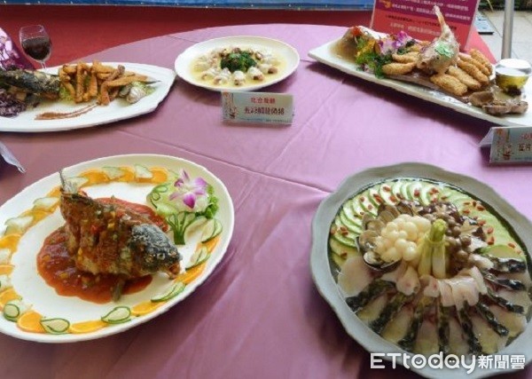 ▲石門活魚節各家店也出推出許多中西合併的特色料理。（圖／桃園市政府提供）