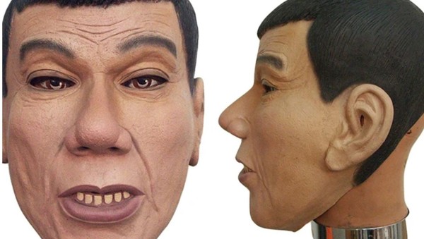 ▲亞馬遜網站上販售的杜特蒂面具，引發熱議。           （圖／Caili`s Company的亞馬遜網網頁）