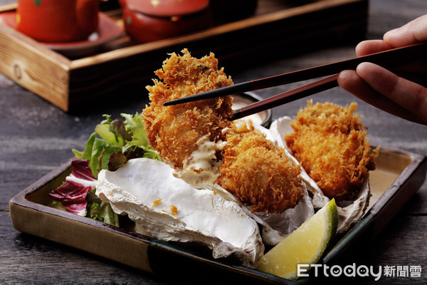 ▲外酥內嫩炸牡蠣不用飛日本吃　慕里諾旗下餐廳廣島牡蠣祭開跑。（圖／慕里諾提供）
