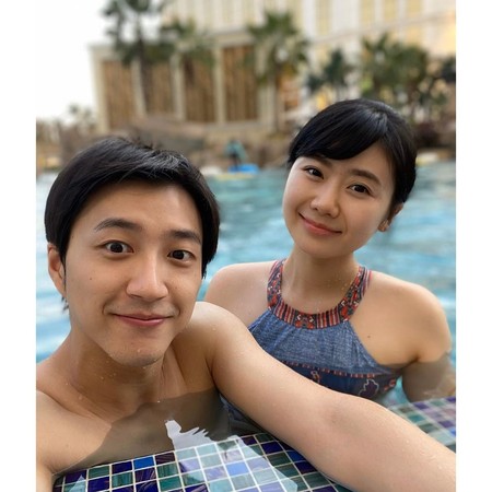 ▲▼福原愛澳門穿泳裝。（圖／翻攝臉書）