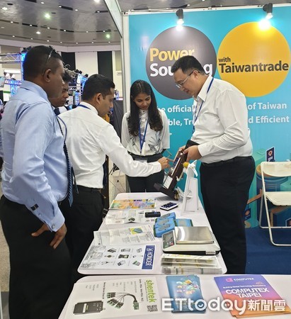▲▼台灣經貿網Taiwantrade.com於斯里蘭卡電子展(INFOTEL 2019)首日獲得斯里蘭卡、印度等超過100多位買主造訪攤位。（圖／貿協提供）