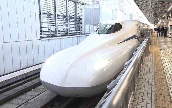 ▲▼東海道新幹線N700S。（圖／翻攝自FNN NEWS）