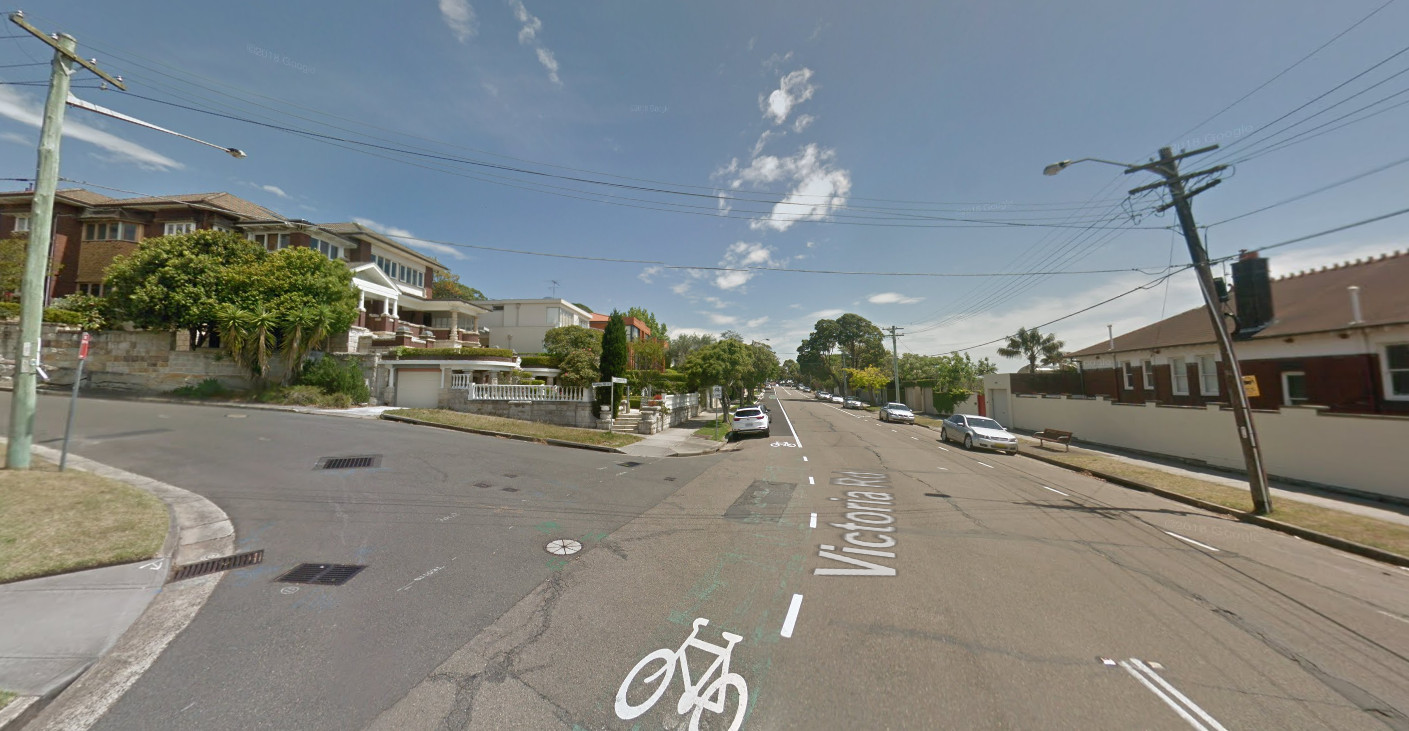 ▲▼雪梨貝爾維尤山（Bellevue Hill）旁的維多利亞路（111 Victoria Road）        。（圖／翻攝自Google Map）