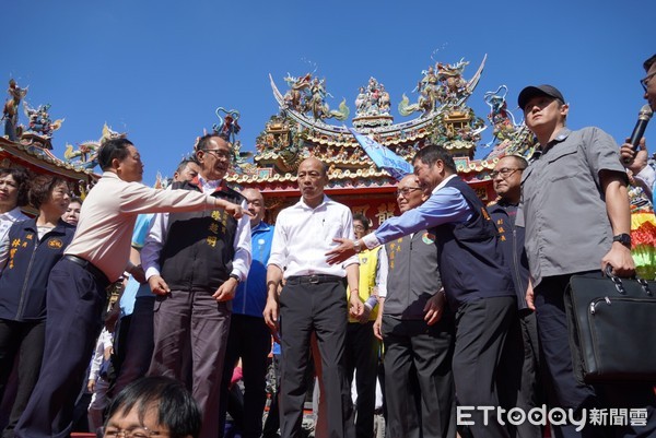 ▲徐耀昌、劉政鴻同台挺國民黨總統參選人韓國瑜 。（圖／記者羅婉庭攝）