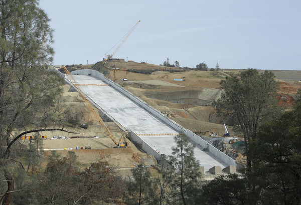 ▲▼加州奧羅維爾水壩（Oroville Dam）。（圖／達志影像／美聯社）