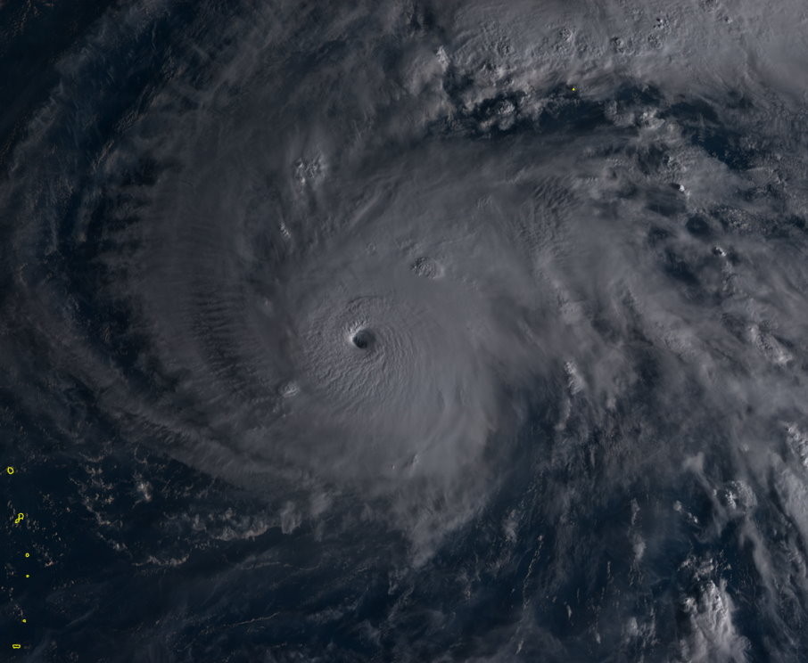 哈隆颱風。（圖／向日葵8號氣象衛星）