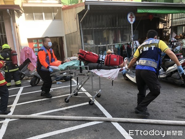 ▲台南市安南區發生一場火警命案，造成1 死1重傷。