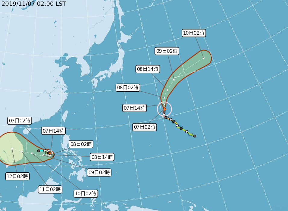 天氣圖。（圖／氣象局）