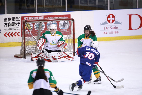 ▲台灣盃女子冰球賽U18中華隊首日全勝。（圖／中華冰球協會提供）