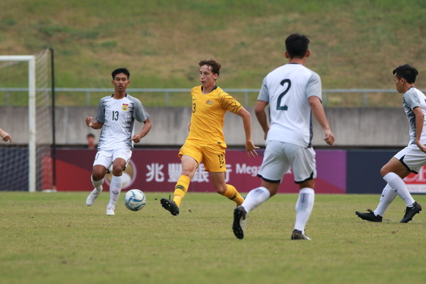 ▲▼  亞足U19資格賽／澳洲對寮國 。（圖／中華足協提供）